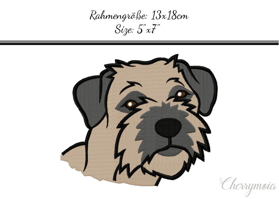 Border Terrier 13x18