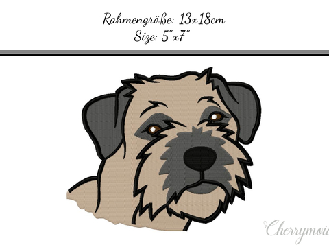 Border Terrier 13x18