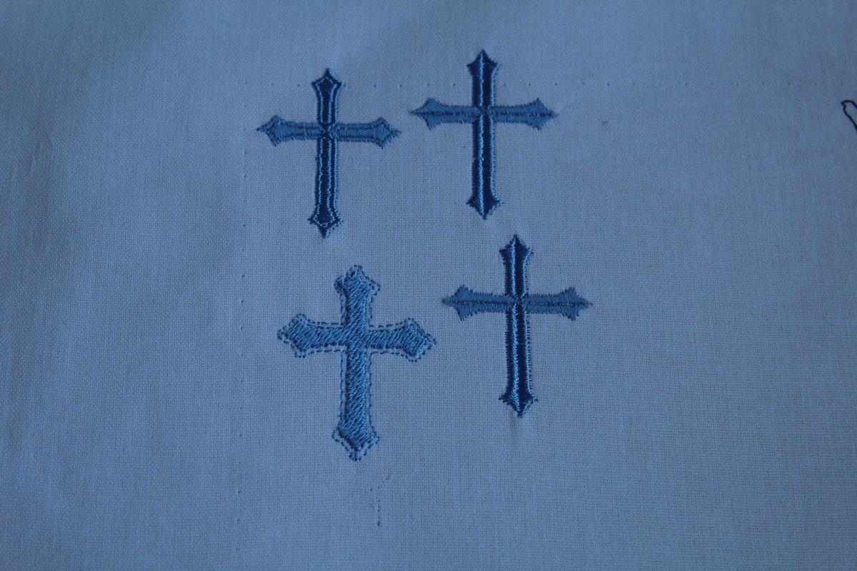 Christian Cross embroidery design - Image 2