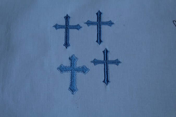 Christian Cross embroidery design