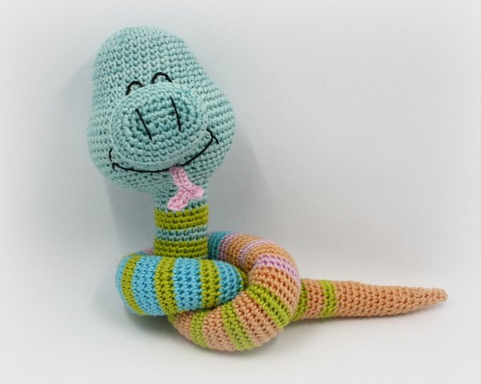 Grinseschlange (klein) von LaCritza