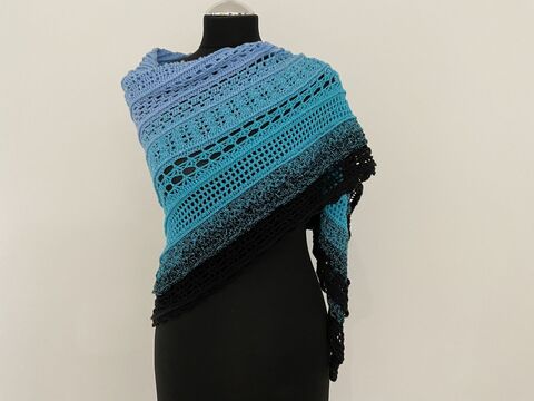 Häkelanleitung - Tuch "Happiness"