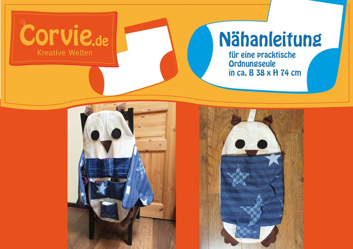 Schuschu die Ordnungseule Nähanleitung + Schnittmuster - Bild 2