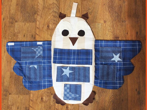 Schuschu die Ordnungseule Nähanleitung + Schnittmuster