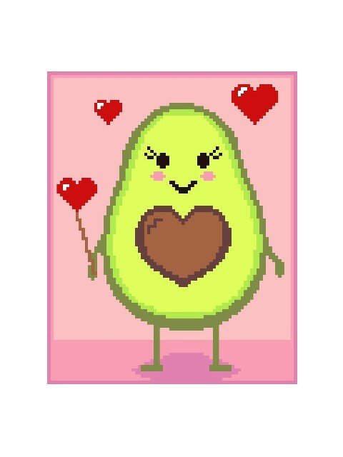 Häkelmuster *AVOCADO GIRL * Grafik für FM Decke