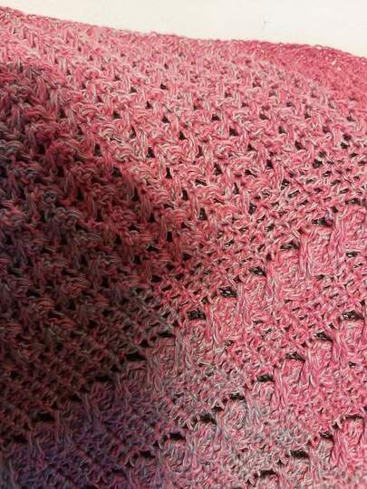 Häkeltuch Zöpfli assymetrisch