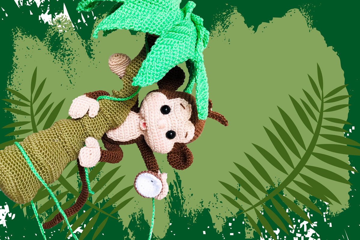 Affe - Kollektion Amazonas Häkelanleitung Amigurumi