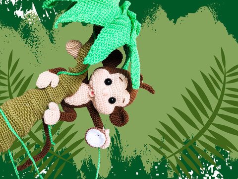 Affe - Kollektion Amazonas Häkelanleitung Amigurumi