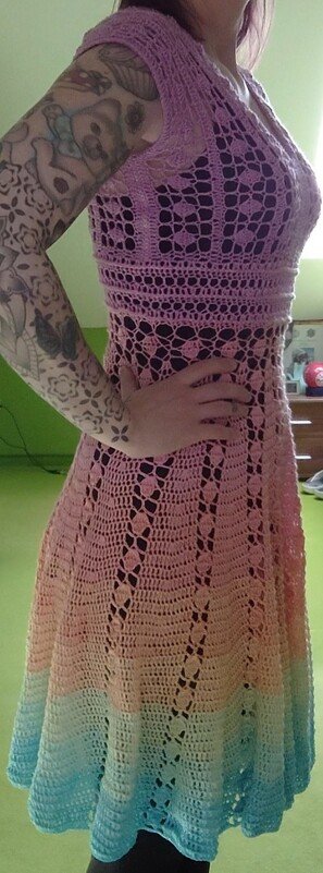 Kleid Queenie häkeln Häkelkleid - Bild 4