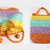 Crochet Pattern Colorful Market Bag