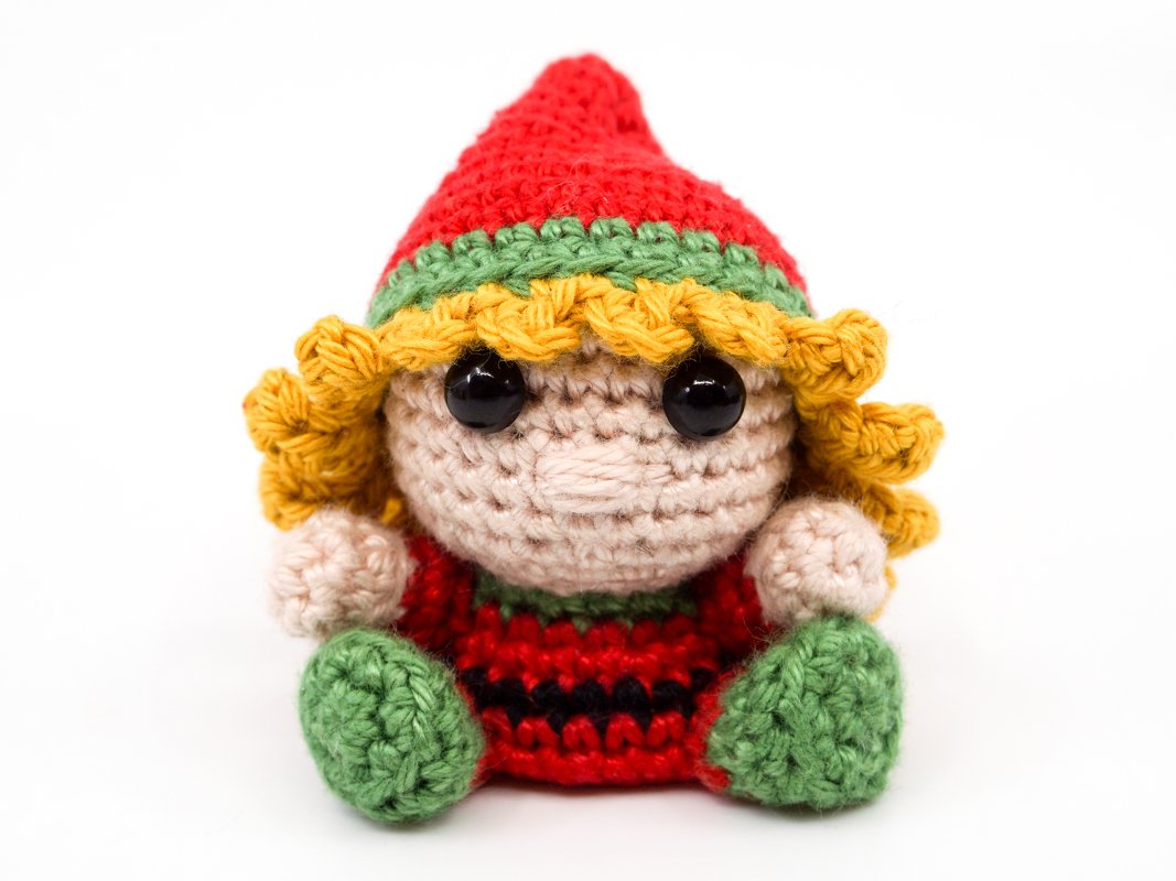 Amigurumi Weiblicher Weihnachtself häkeln