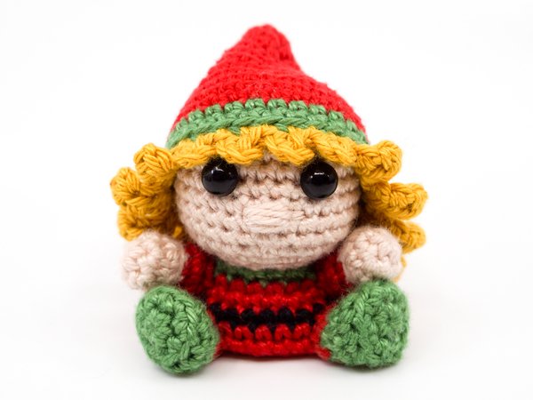 Amigurumi Female Christmas Elf Crochet Pattern