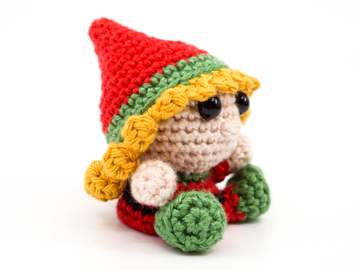 Amigurumi Female Christmas Elf Crochet Pattern