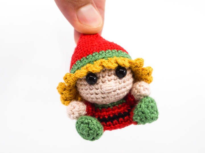 Amigurumi Female Christmas Elf Crochet Pattern
