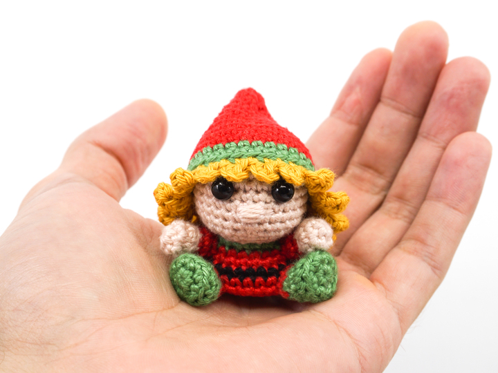 Amigurumi Female Christmas Elf Crochet Pattern
