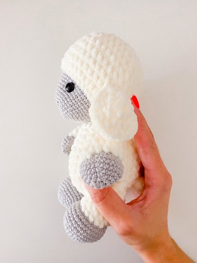 Häkelanleitung Marshmallow Schäfchen