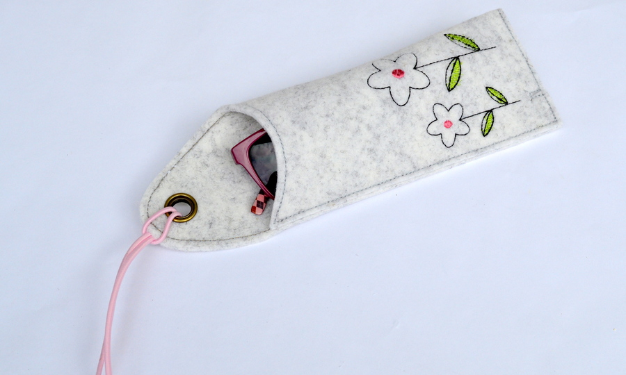 Nähanleitung Stiftetui Brillenetui aus Filz oder Baumwolle