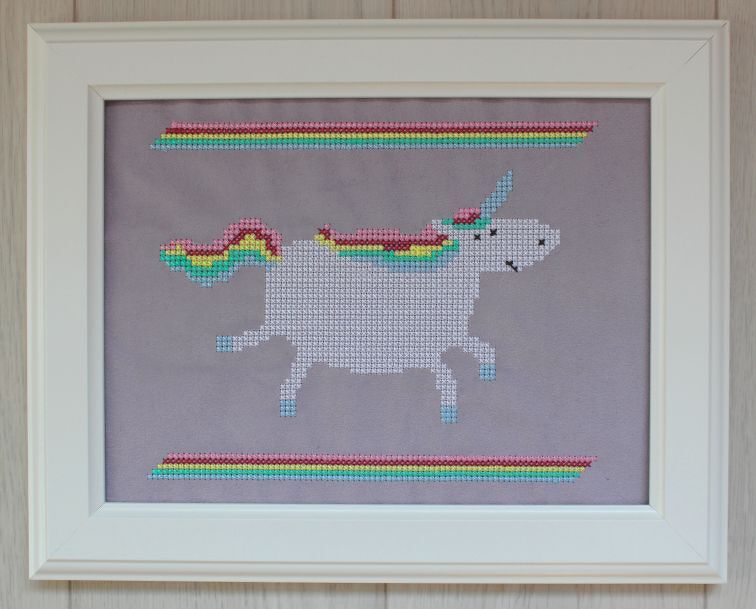 Zählvorlage: Einhorn im Kreuzstichmuster - Bild 3