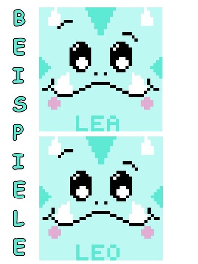 Häkelmuster * liTTle Monster - mit NAME personalisiert * Grafik für C2C & FM