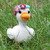 Ente häkeln – kleines Entchen mit Blumenkrönchen (DE & EN)
