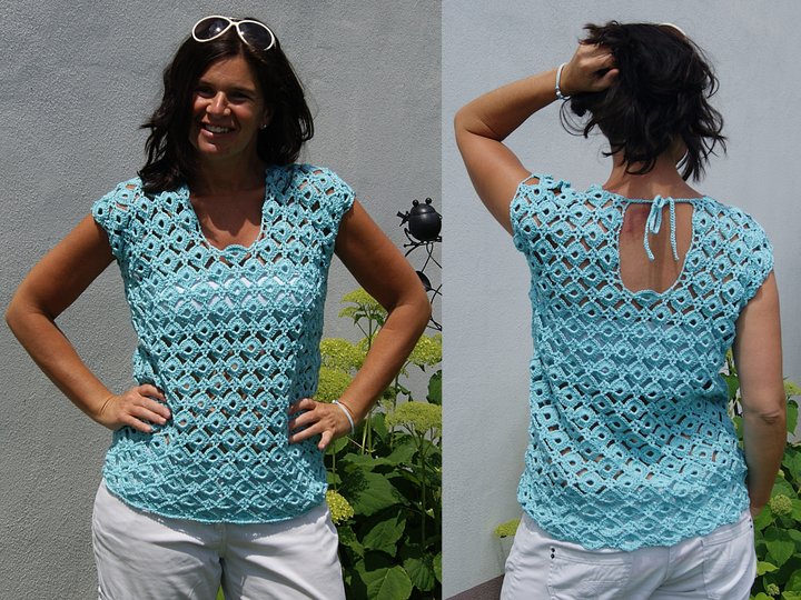 Häkelshirt MARE (Gr. S/M, L/XL)