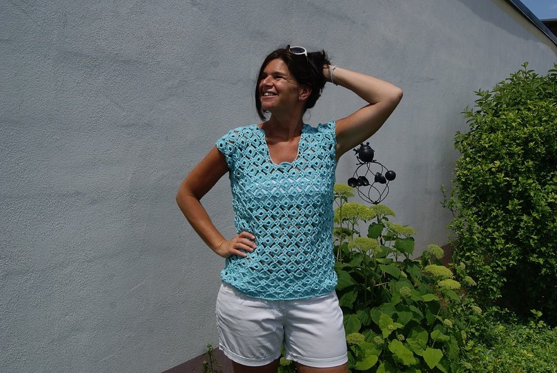 Häkelshirt MARE (Gr. S/M, L/XL)