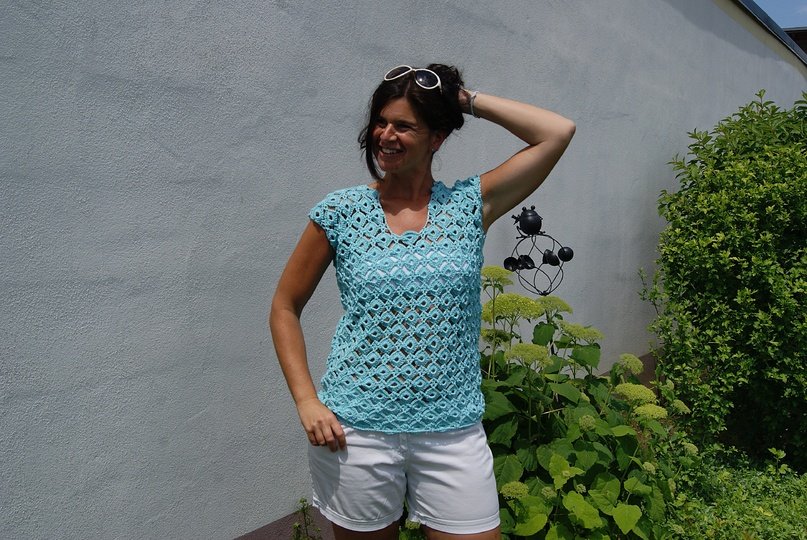 Häkelshirt MARE (Gr. S/M, L/XL)