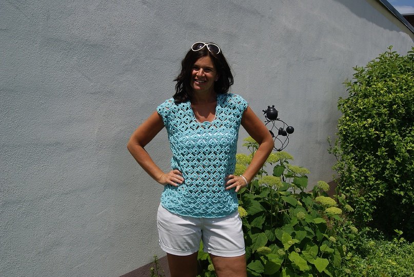 Häkelshirt MARE (Gr. S/M, L/XL)