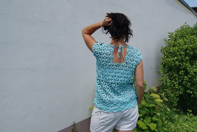 Häkelshirt MARE (Gr. S/M, L/XL)