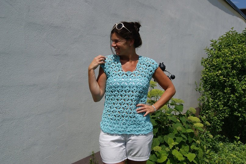 Häkelshirt MARE (Gr. S/M, L/XL)