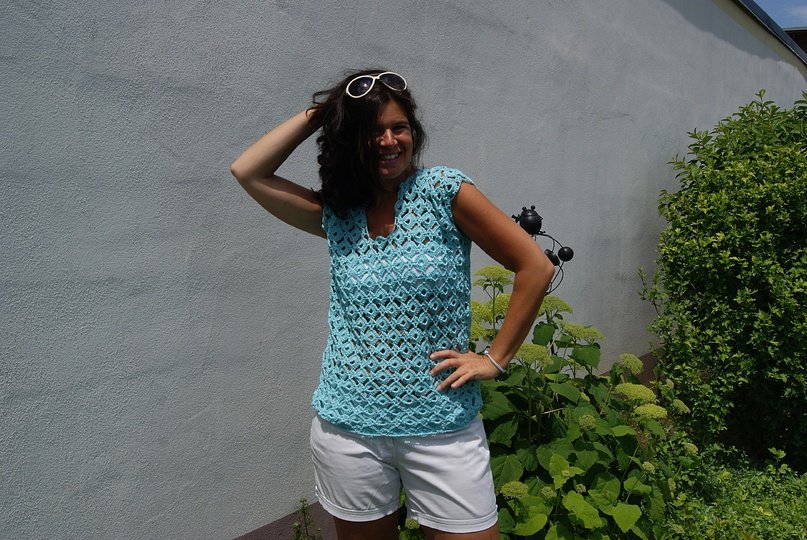 Häkelshirt MARE (Gr. S/M, L/XL)