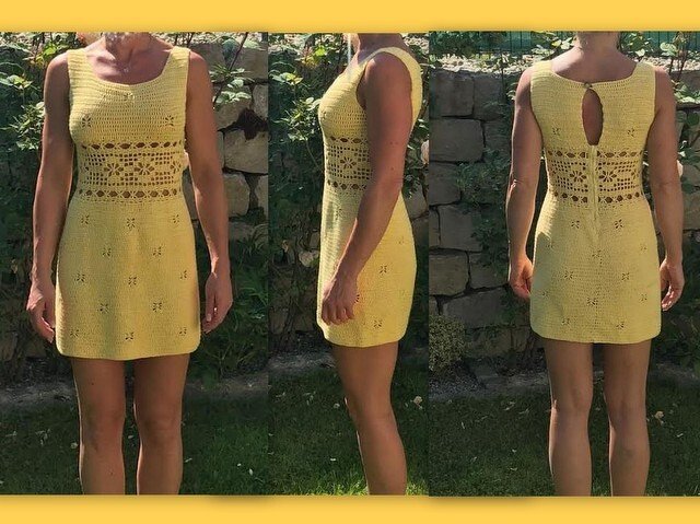 Häkelanleitung * Kleid * Größe S-M-L