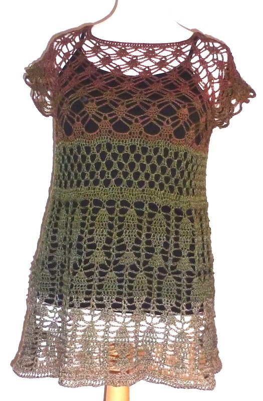 Krabbenfänger - Tunika aus einem Farbverlaufsbobbel - Bild 4