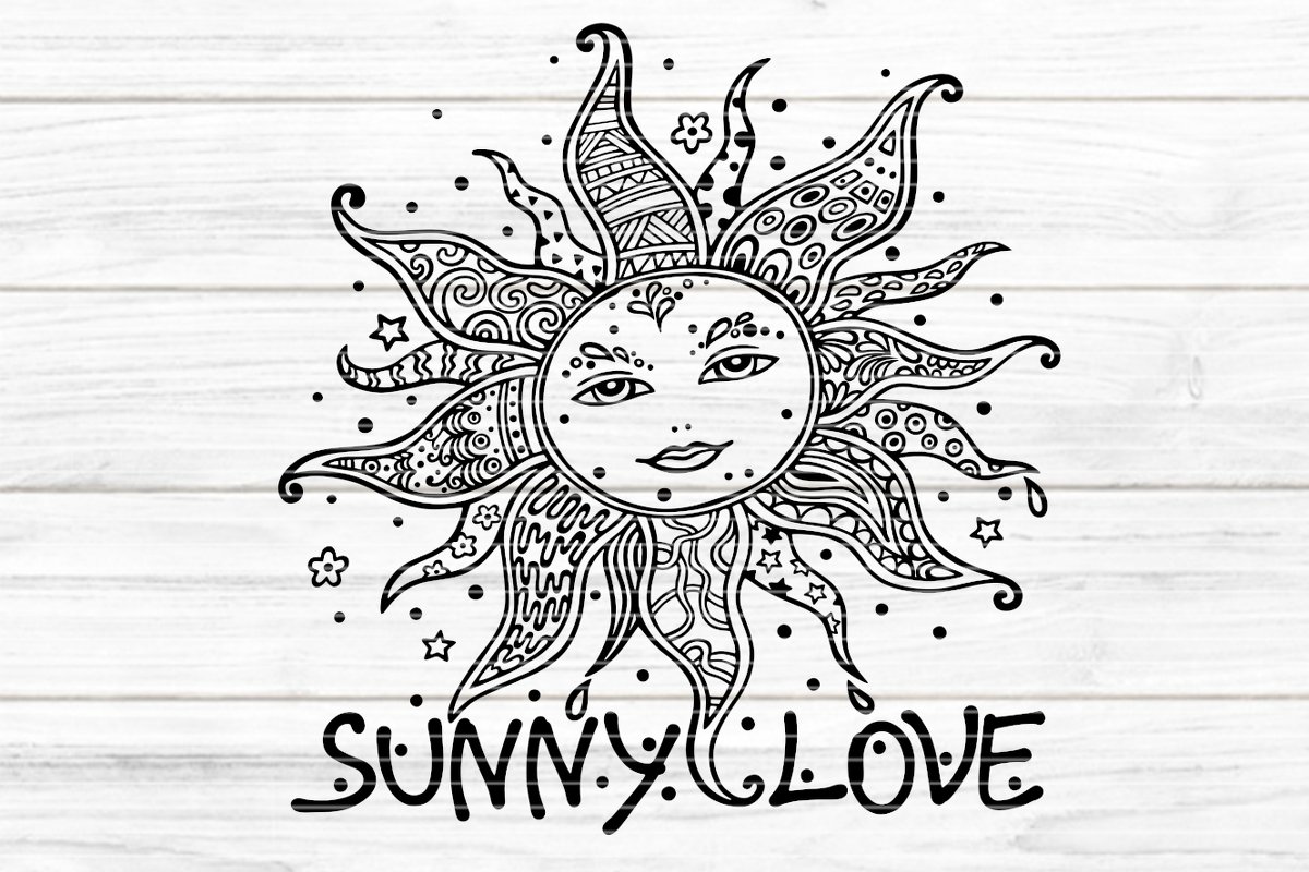 Sunny Love Plotterdatei SVG DXF FCM