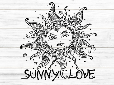 Sunny Love Plotterdatei SVG DXF FCM