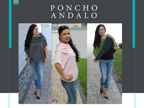 Ebook Poncho ANDALO Gr. XS-XXL