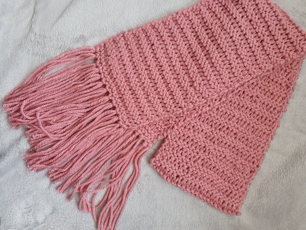 fransen für schal stricken