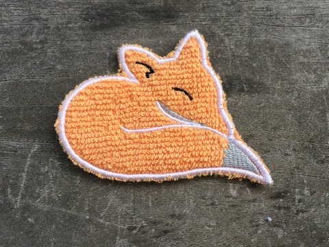 WaschPad Fuchs Stickdatei ITH 10x10 cm Abschminkpad