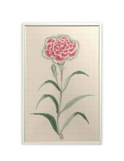 Flower cross stitch