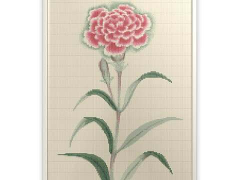Flower cross stitch