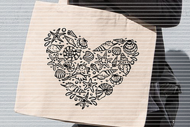 Muschel Herz Plotterdatei SVG DXF