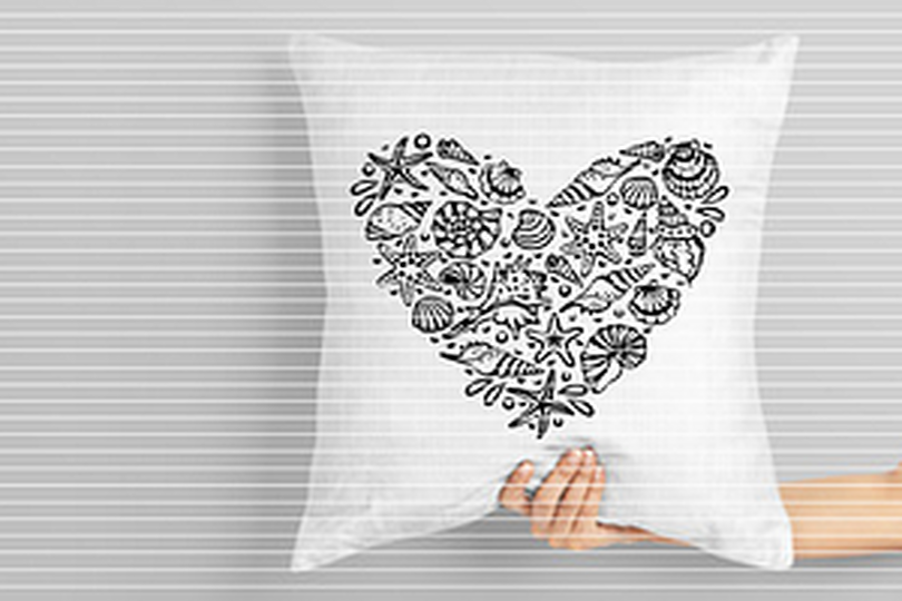 Muschel Herz Plotterdatei SVG DXF