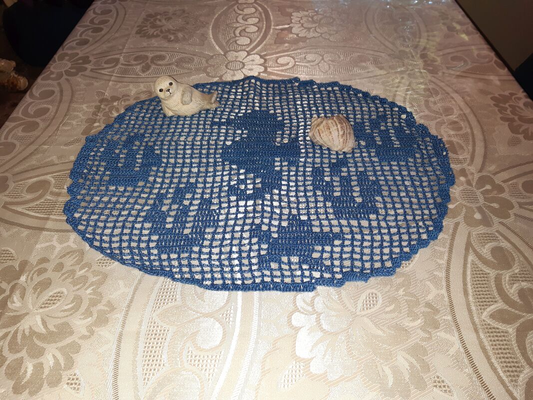 Tischdecke / Deckchen "Maritim Seestern" - Bild 3