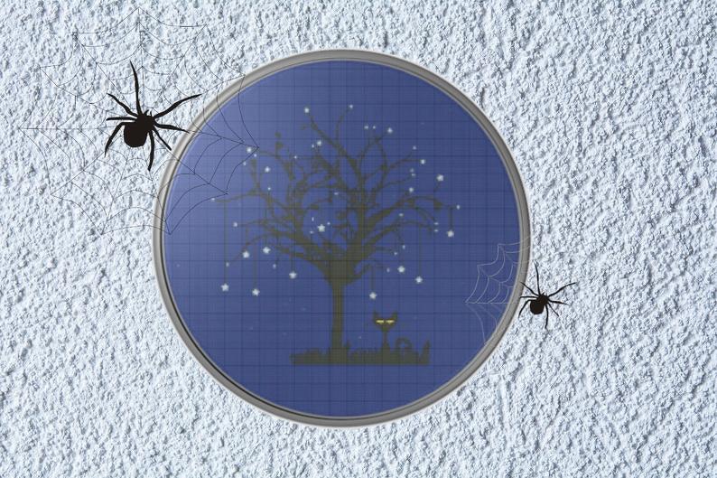 Night cross stitch