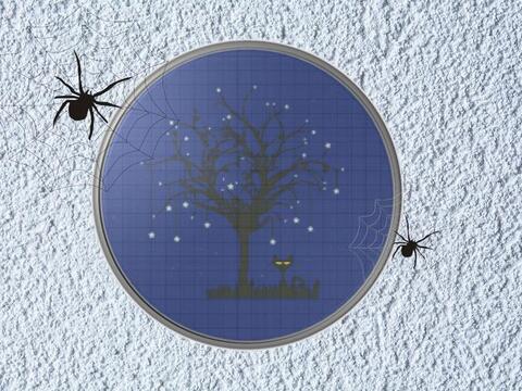 Night cross stitch