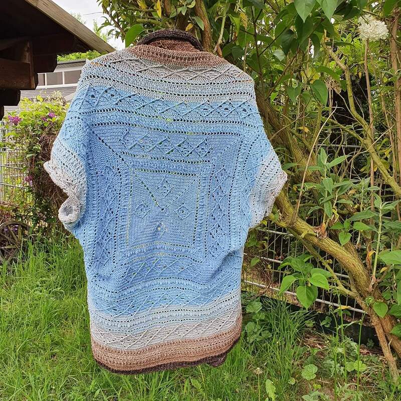 Seelenwärmer Fächerrauten