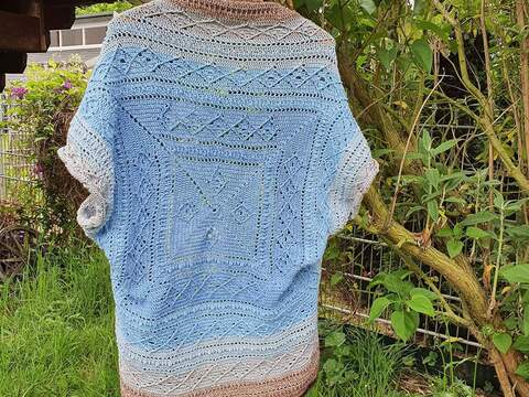 Seelenwärmer Fächerrauten