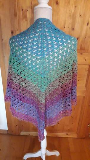 Tuch Ronja häkeln Häkeltuch Stola Schultertuch Dreieckstuch