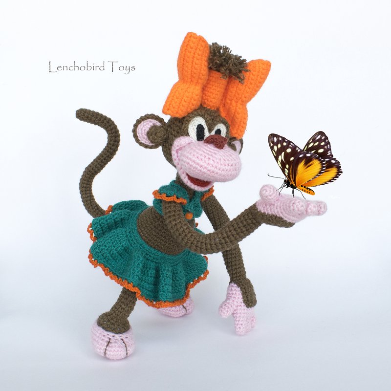 Amigurumi pattern for the crochet Coco the Monkey - Image 3