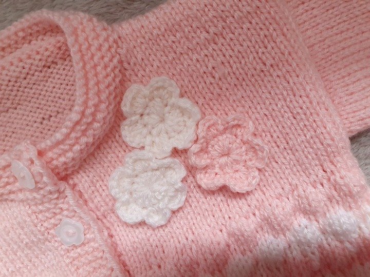 Strickanleitung Babyjäckchen Bubble Größe 74/80!